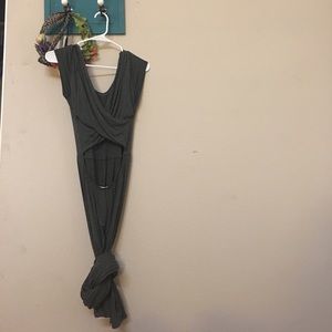 Gray maxi dress, never worn