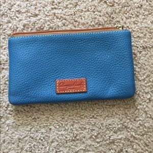 Dooney and Bourke blue leather wallet