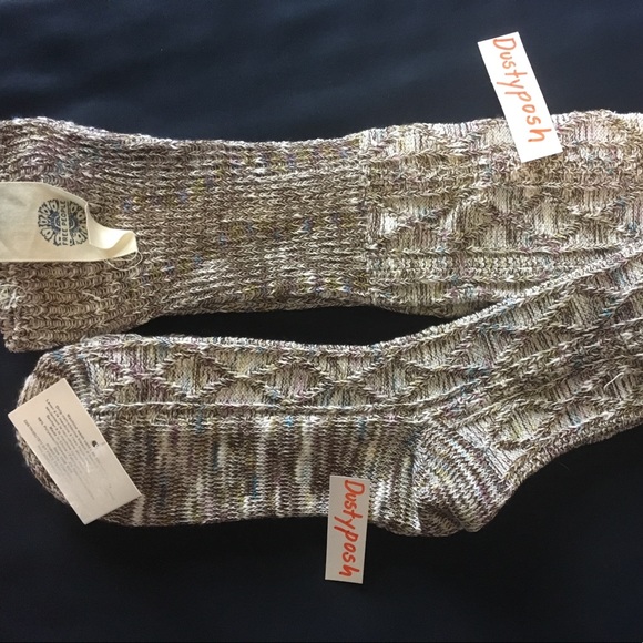 Free People Over The Knee Socks Thigh High OTK New - Picture 3 of 3