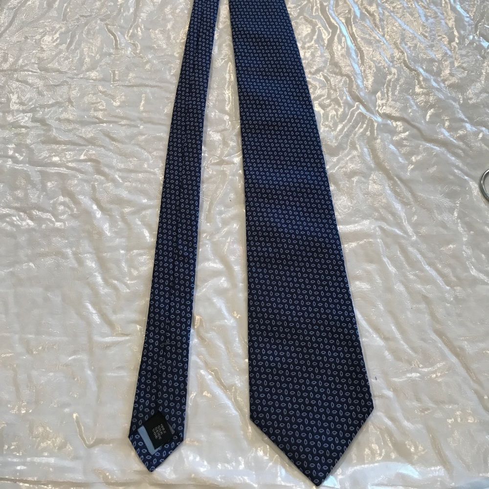 Blue Rene Lezard Tie