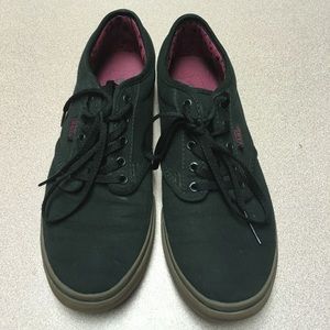 Black Vans sneakers