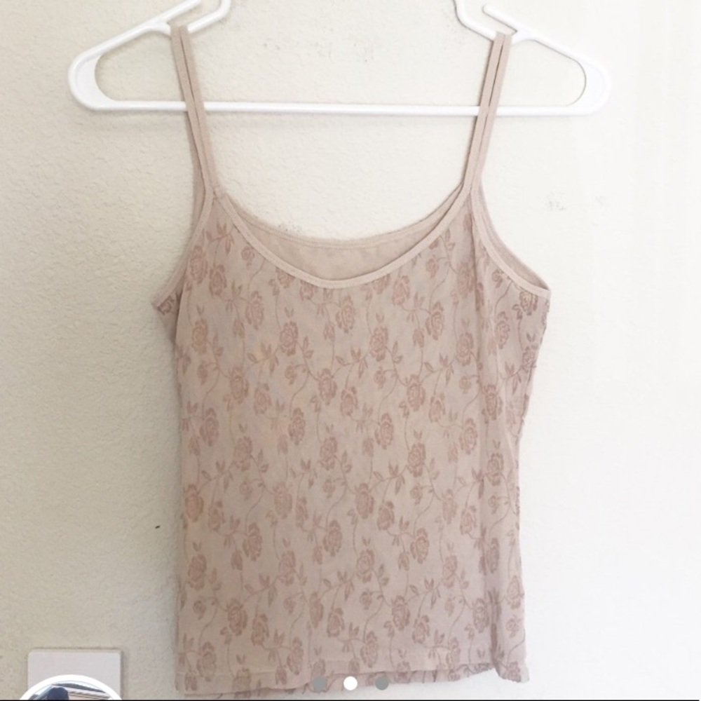 Authentic vintage Oscar de la Renta lace cami