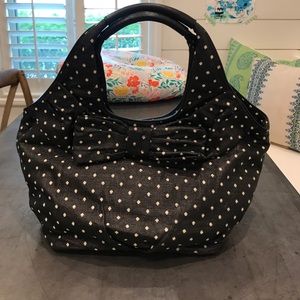 Kate Spade polka dot bow bag