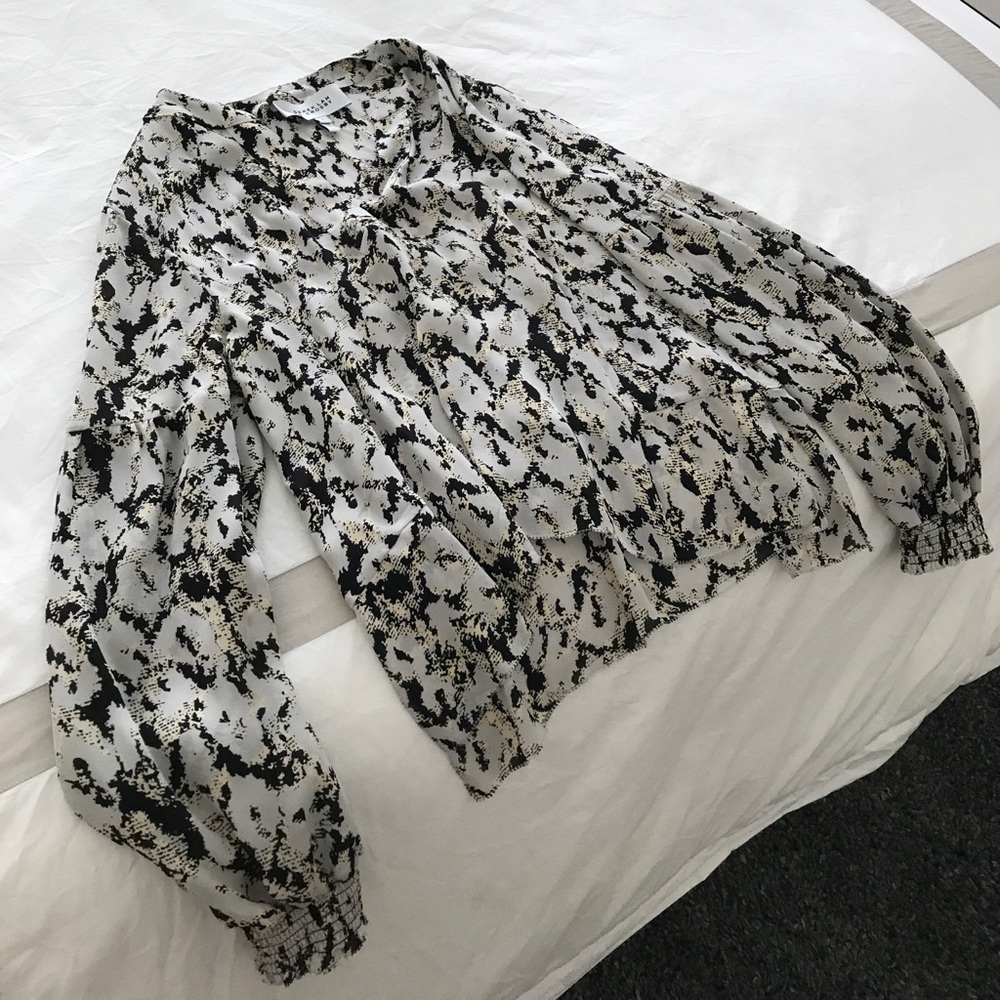 DEREK LAM long sleeve silk shirt