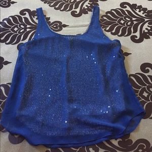 AQUA blue sexy Blouse size M