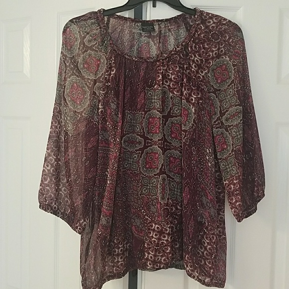 Tops - XL Paisley blouse
