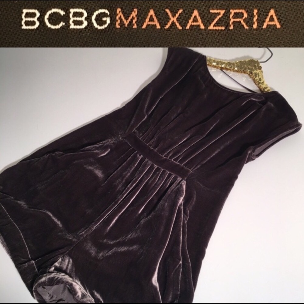 BCBG velvet romper