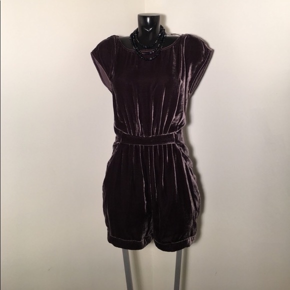 BCBG velvet romper - Picture 3 of 4
