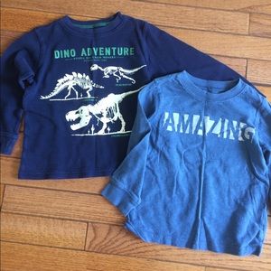 *SOLD* Carters long sleeve shirts.