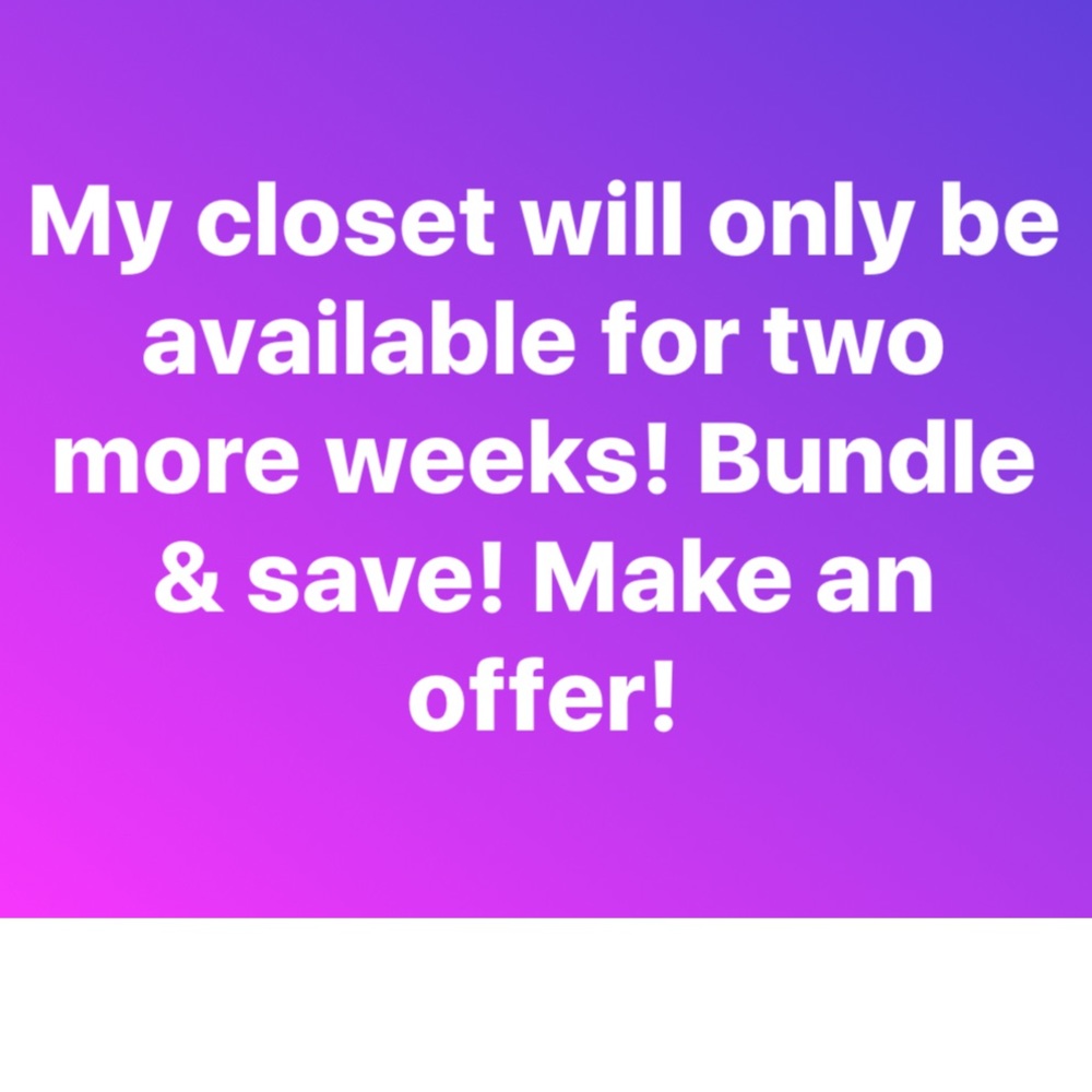 Bundle & save! Make an offer!