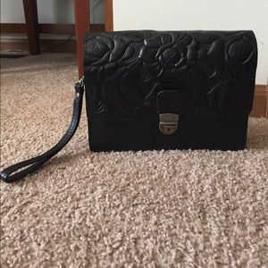 Patricia Nash black clutch- used once!
