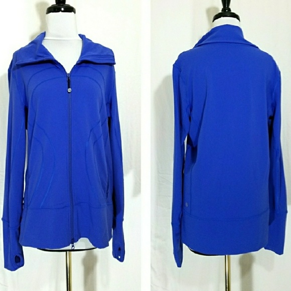 lululemon athletica Jackets & Blazers - Blue LULULEMON zip up running jacket 12