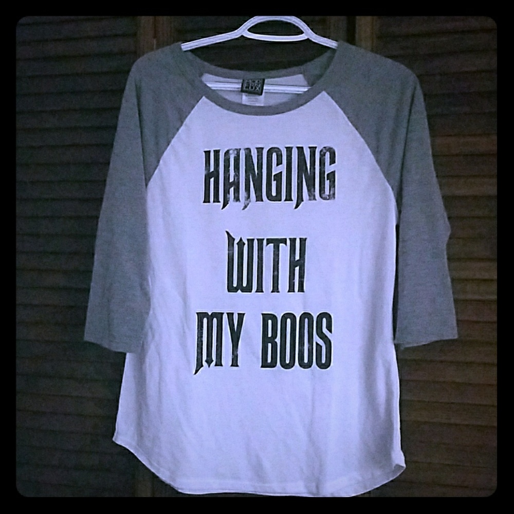 Halloween theme "Boos" tee
