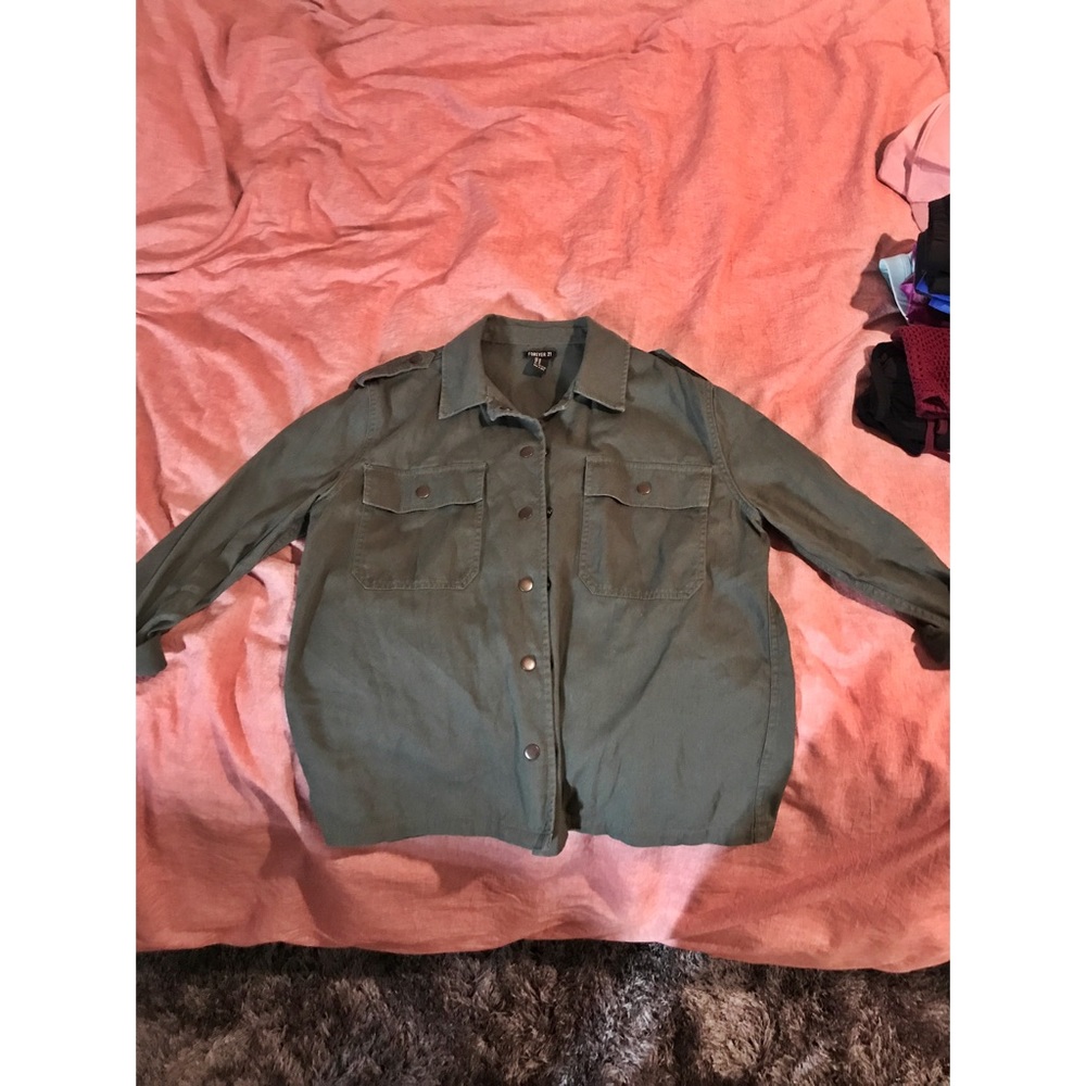Olive Green Outer Shirt