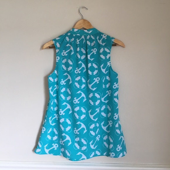 Turquoise top - Picture 3 of 3