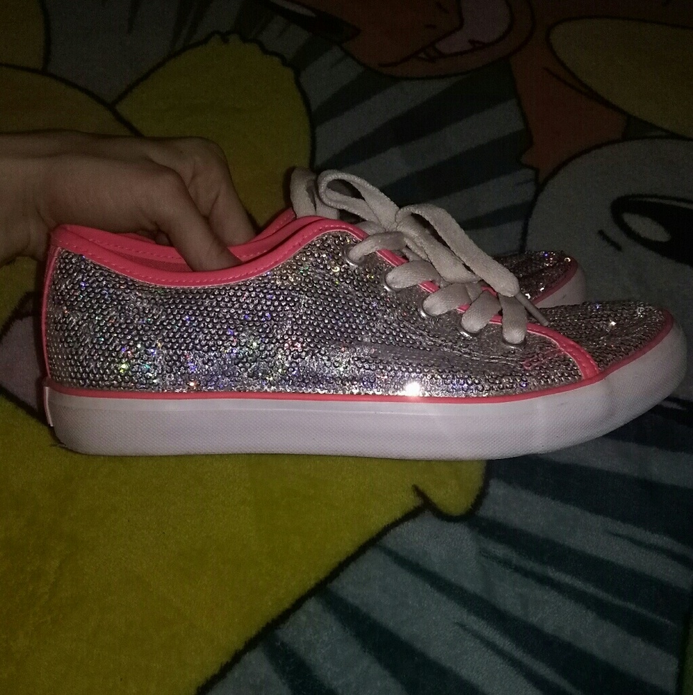 Sequin shoes