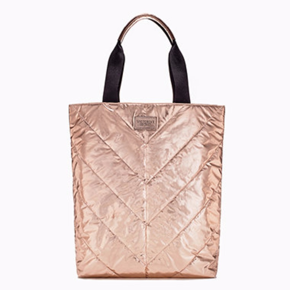 NWT VICTORIA'S Secret Rose Gold Tote