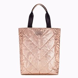 NWT VICTORIA'S Secret Rose Gold Tote