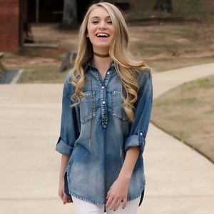 Blue Jean Baby Denim Top