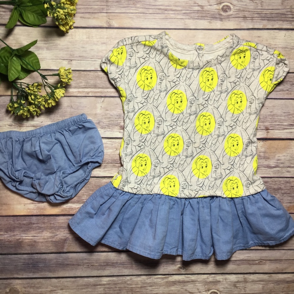 ❌SOLD❌ Disney/Gap Beauty & the Beast Dress - Picture 1 of 5