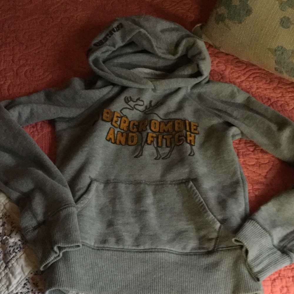Amercrombie &Fitch Grey Hoodie