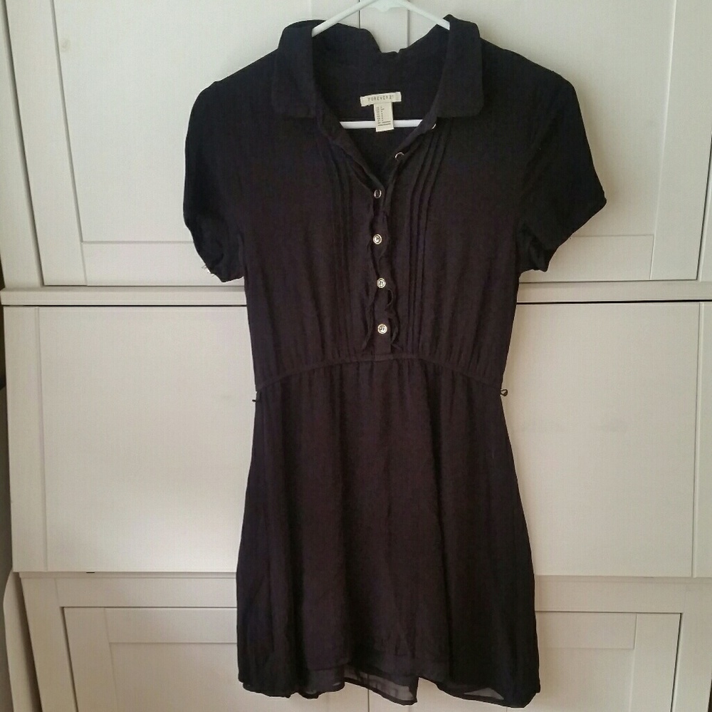 Vintage style button down dress