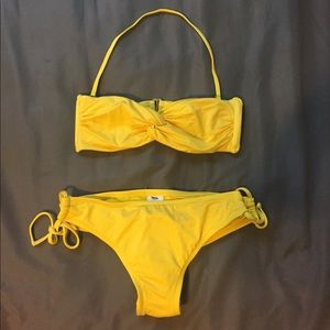 yellow bikini