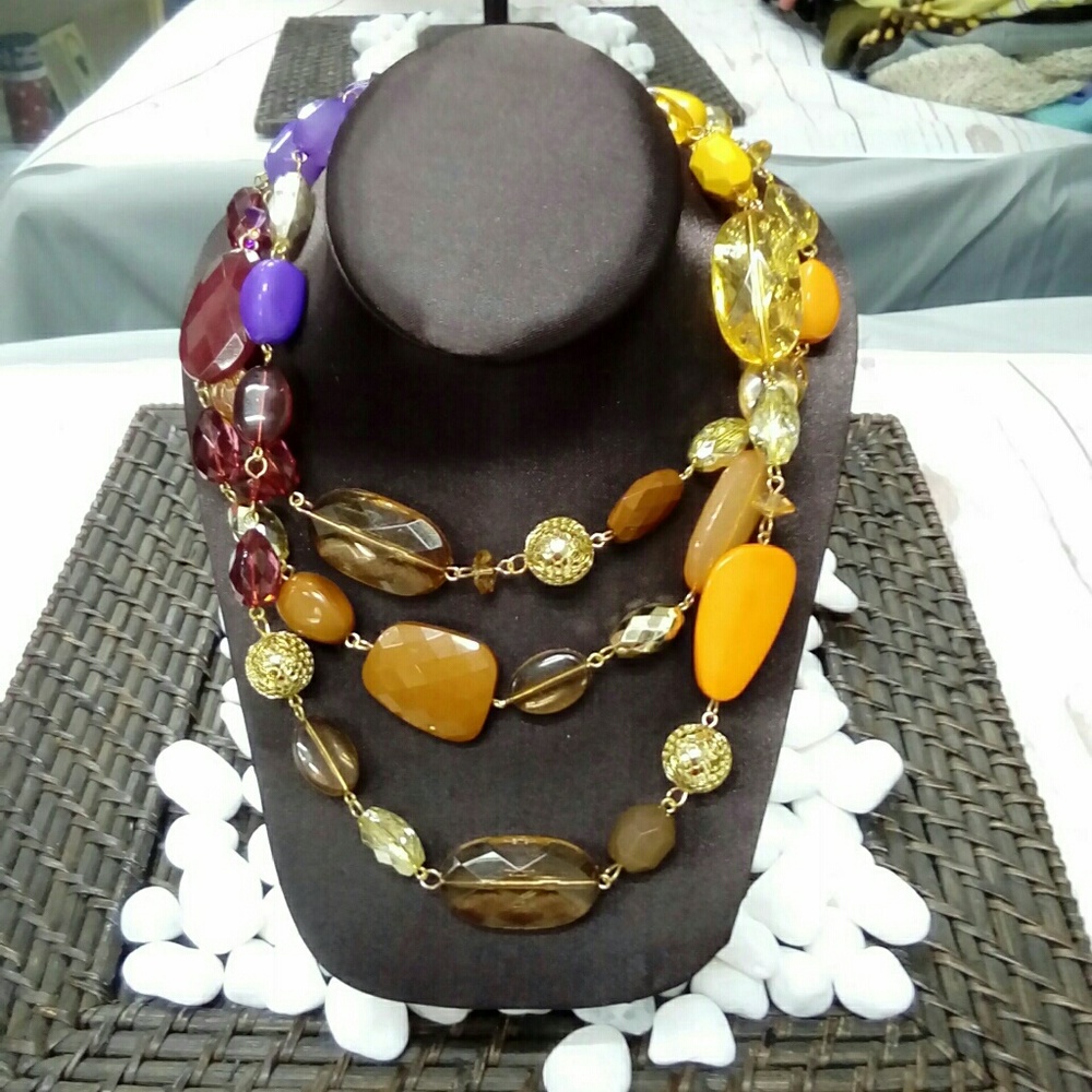 NWT Multi String Necklace - Picture 2 of 3