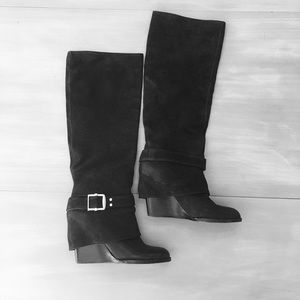 Vince camuto wedge boot tall