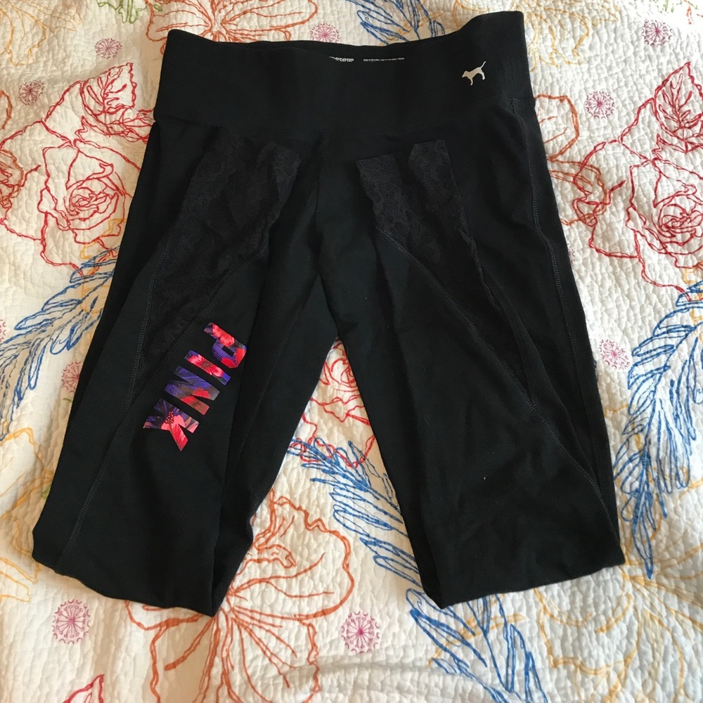 Pink yoga pants