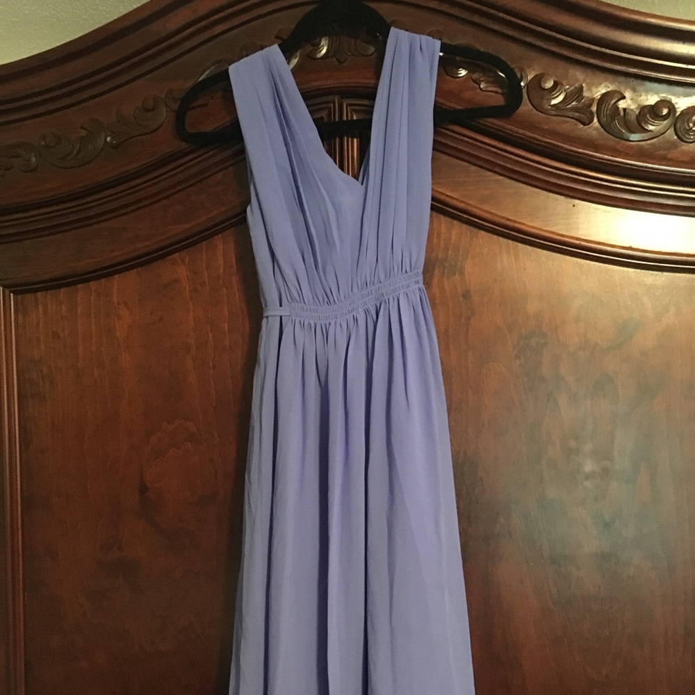 Anthropologie Periwinkle V-neck Dress - Size 0 NWT