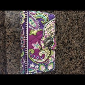 Vera Bradley turnlock wallet