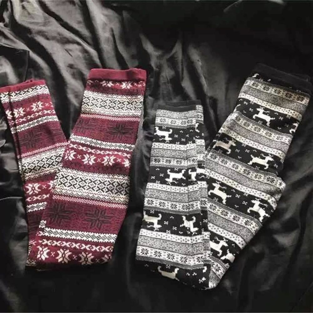 Forever 21 fair isle legging bundle