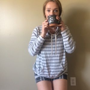 MOVING SALE Made For Life Striped Sweatshirt