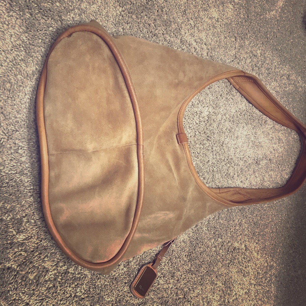 Original classic ugg suede crossbody purse