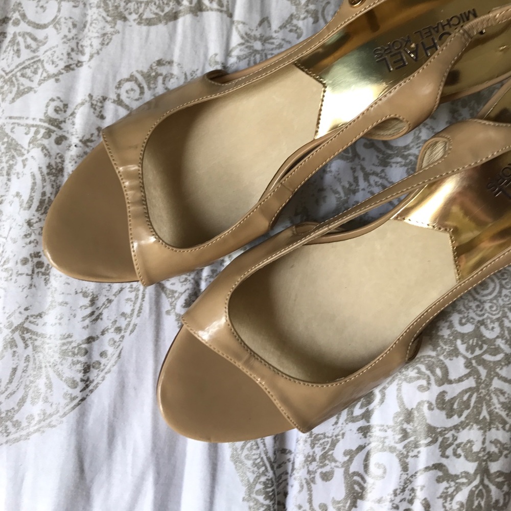 {MK Michael Kors} leather sling back