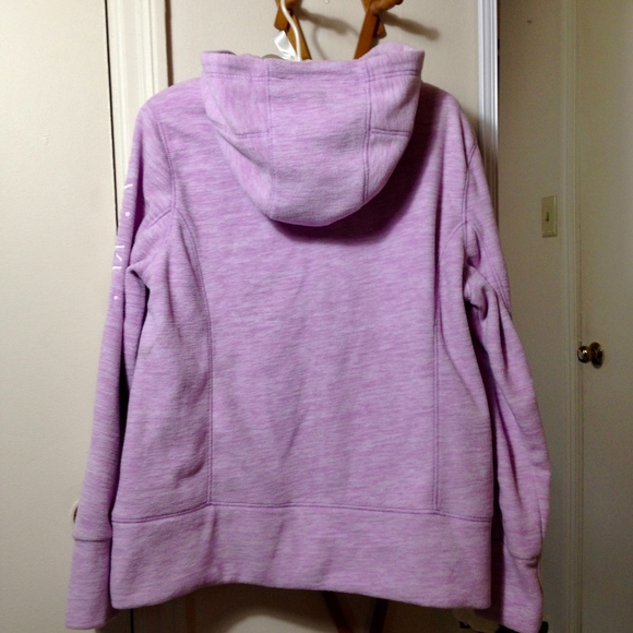 CALVIN KLEIN Performance Fleece Logo Hoodie Medium Purple - Picture 3 of 4