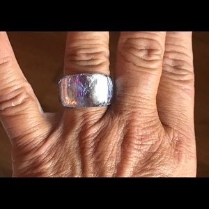 Swarovski crystal ring light lavender
