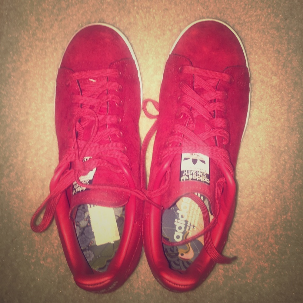 red suede adidas