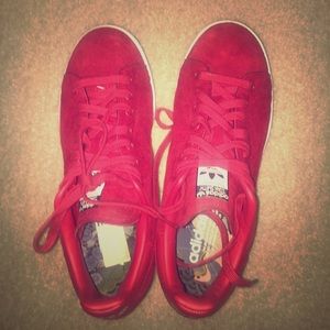 red suede adidas