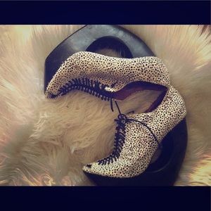 Jeffrey Campbell Rockin Spotted Wood Platforms