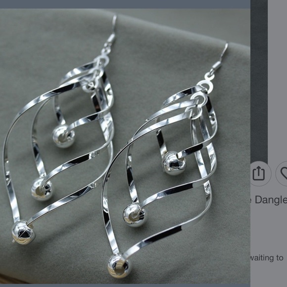 New 925 earrings - Picture 2 of 2