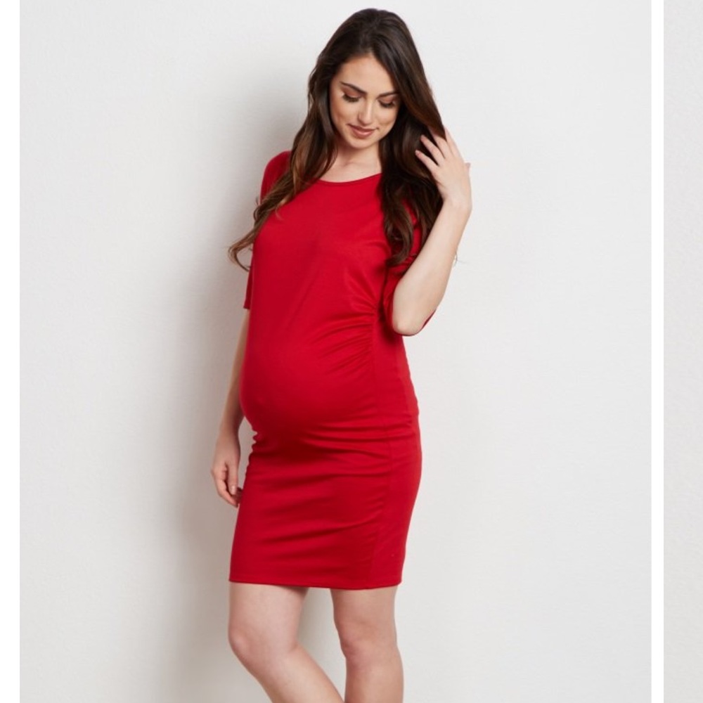 Red Maternity Dress