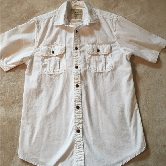 OutDoor Life , Short Sleeve button down - Picture 1 of 3