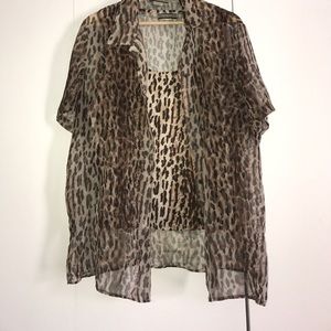Leopard Print Blouse