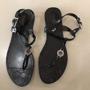 Coach jelly sandals