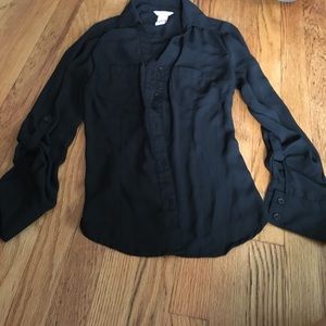 Black dress shirt