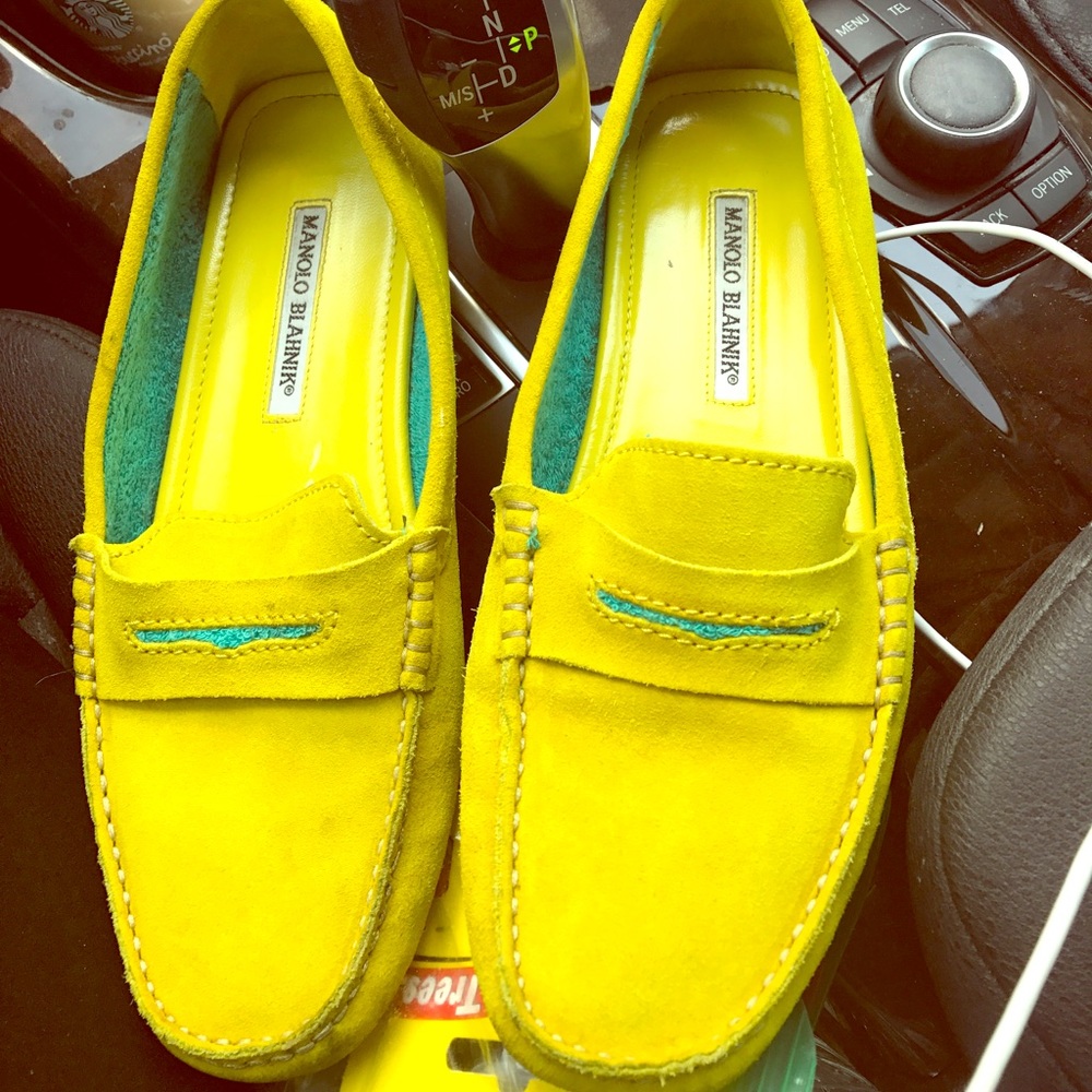 Beautiful Manolo loafers . Like new