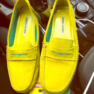 Beautiful Manolo loafers . Like new