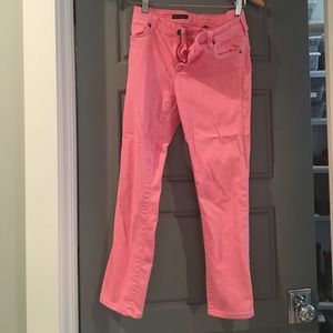 Size 4 pink Kut from the Kloth cropped jeans
